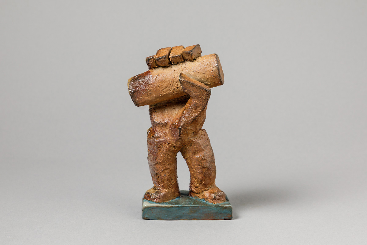 Hommage au modelage
Sculpture, 2019
Grès engobé 
Cuisson au bois
Hauteur: 22 cm