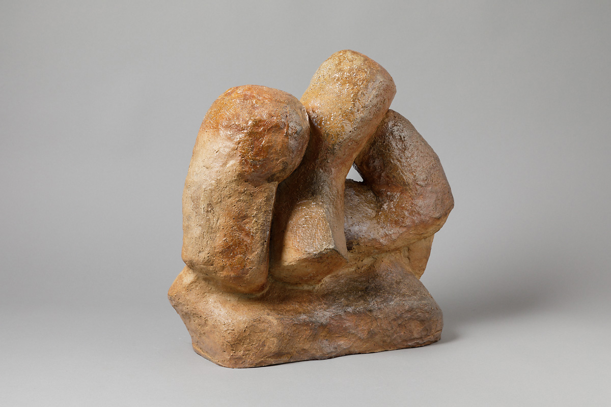 La famille
Sculpture, 2019
Grès engobé
Cuisson au bois
Hauteur: 45 cm
Longueur: 44 cm